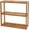 Off-White, variant on SONGMICS Bamboo Bathroom Shelves, 3-Tier Adjustable Layer Rack, Natural