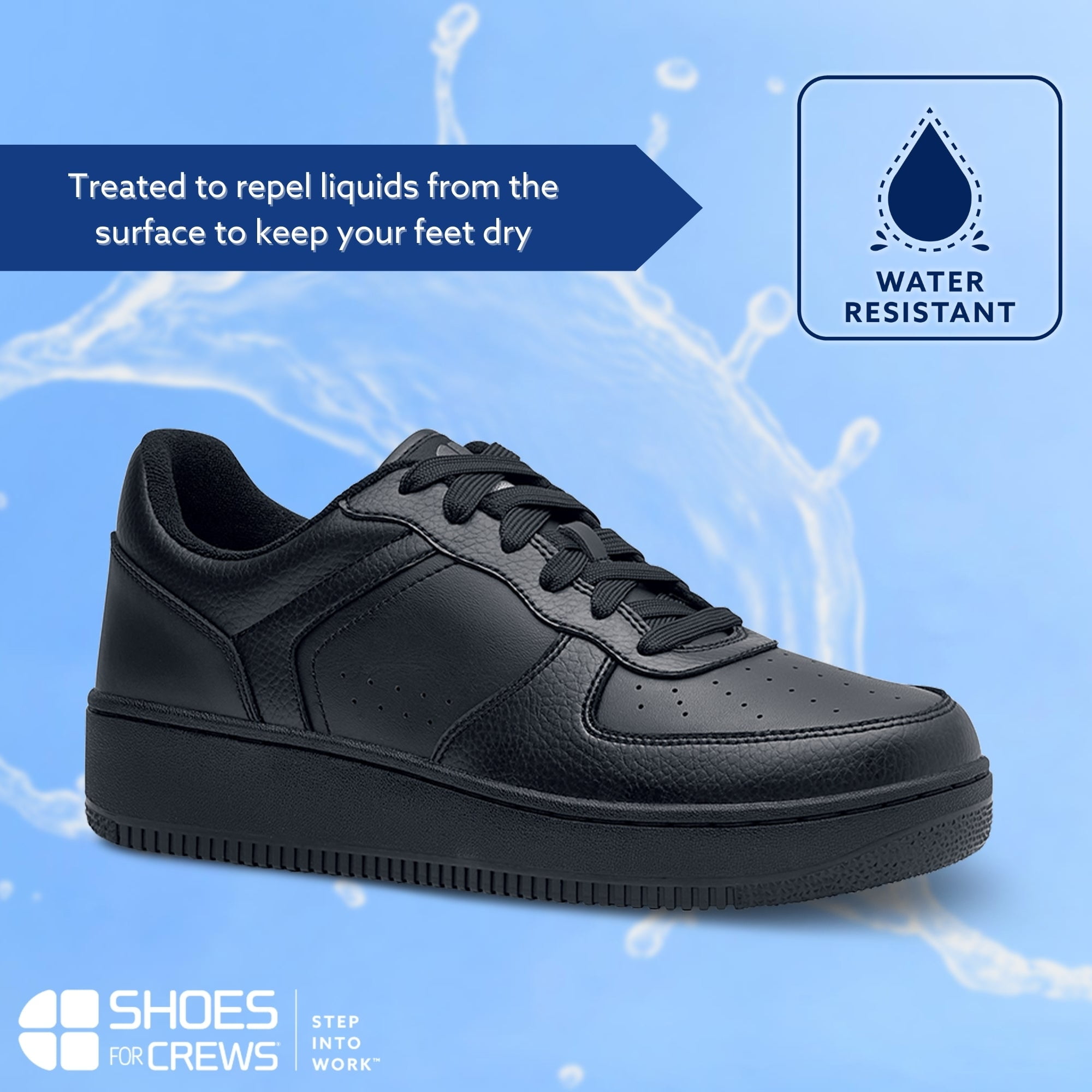 Shoes for Crews Holcombe Mens Womens Non Slip Work Shoes Water