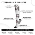 thumbnail image 2 of Pofeuu Happy Mother's Day (3) Print Compression Socks for Women & Men Circulation - Best Support for Nurses,Running,Athletic,Sports, 2 of 7