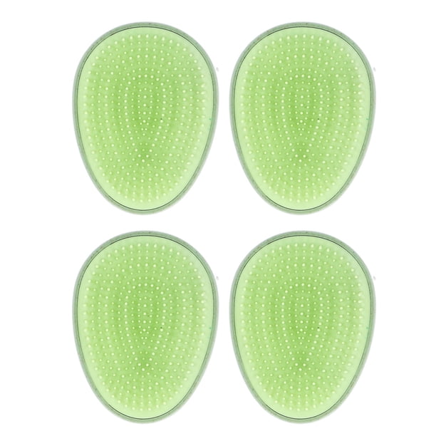 Peine de Forma Redonda de Huevo, Cepillo Masajeador del cuero Cabelludo 4pcs Conveniente Compácto