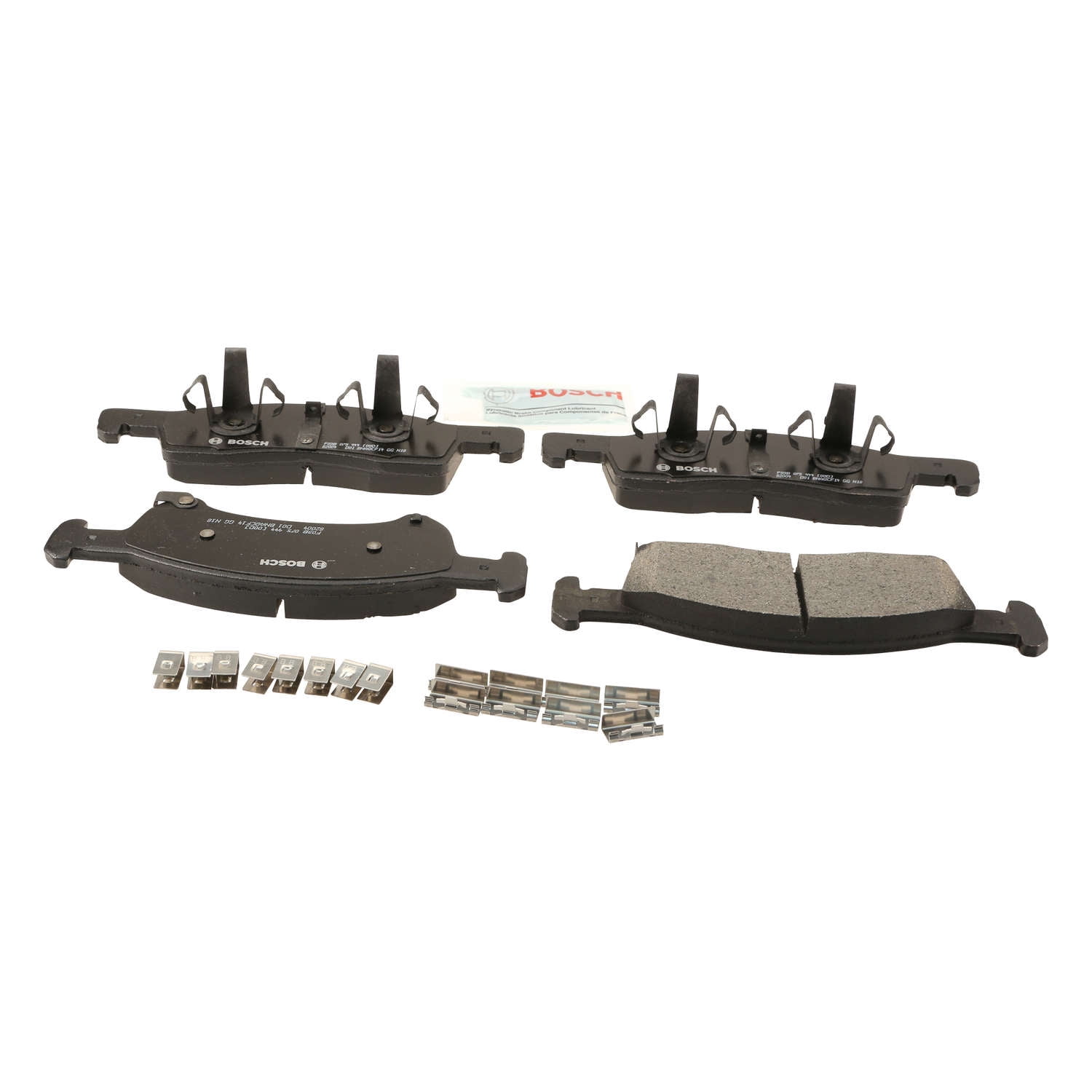 Bosch Quiet Cast Ceramic W Hardware Brake Pad Set Walmart Com
