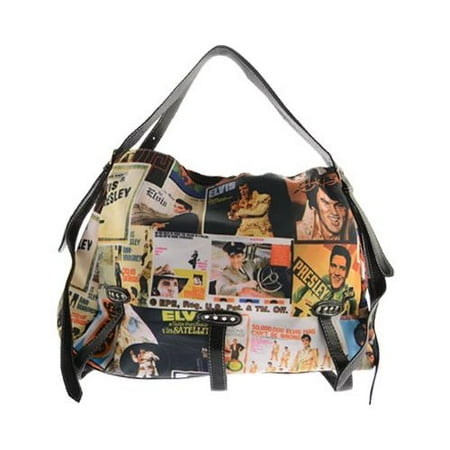 - Elvis Presley Signature Product Elvis Lifetime Collage Shoulder Tote Multicolored OSFA
