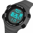 thumbnail image 3 of Up to 65% Off Alarm Multi Function Sports Luminous Outdoor Men's Electronic Watch Necklace Rings Earring Jewelry on Clearance, 3 of 4