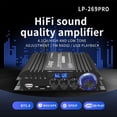 thumbnail image 5 of LP-269 PRO Amplificador Bluetooth de 4.1 Canales Car Theatre Coaxial en USB SD Función FM Subwoofer Enchufe UE, 5 of 5