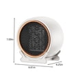 thumbnail image 3 of TIMIFIS Heater Fan , Circulation Heating Fan, 2 Patterns, 1200W Overheat Protection Small Floor For Home Office -, 3 of 4