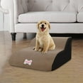 thumbnail image 4 of yotijay Pet Cat Stairs Dog Ramp Steps Portable Puppy Climbing Ladder Anti Slip Ramps Camel, 4 of 9