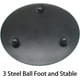 thumbnail image 3 of 2 black iron disc candle holders, aromatherapy candle base trays, Amazon disc candle holders, 3 of 3
