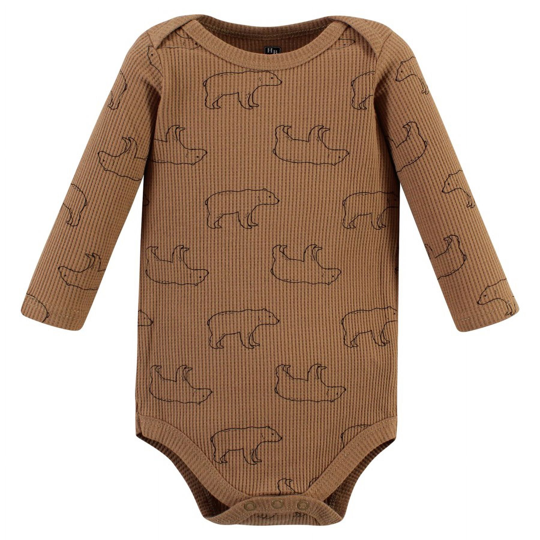Hudson Baby Cotton Long-Sleeve Bodysuits, 5-Pack, Newborn- 24 Months