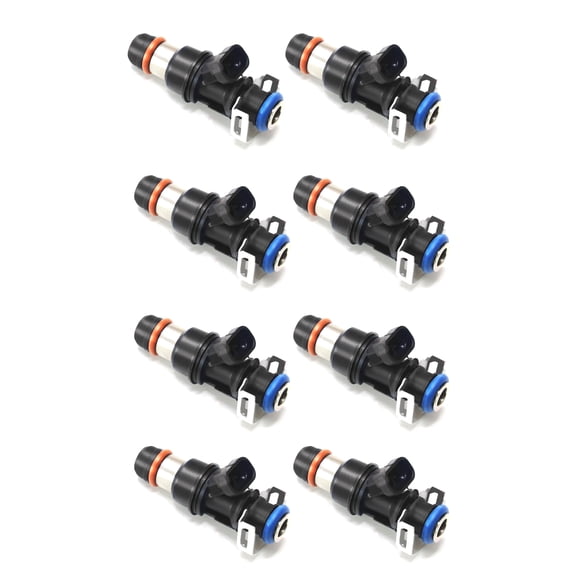 8Pcs Superior 2-Hole Fog-Type Fuel Injectors for GM Vehicles Buick, Cadillac, Chevrolet, GMC