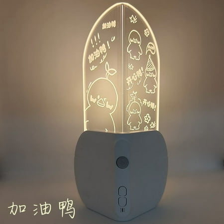 

Ckraxd Induction Night Light Acrylic Castle Intelligent Induction Corner Light Night Lamp Energy-Efficient Sensor Light Comfortable Soft Light Decorative Corner Light