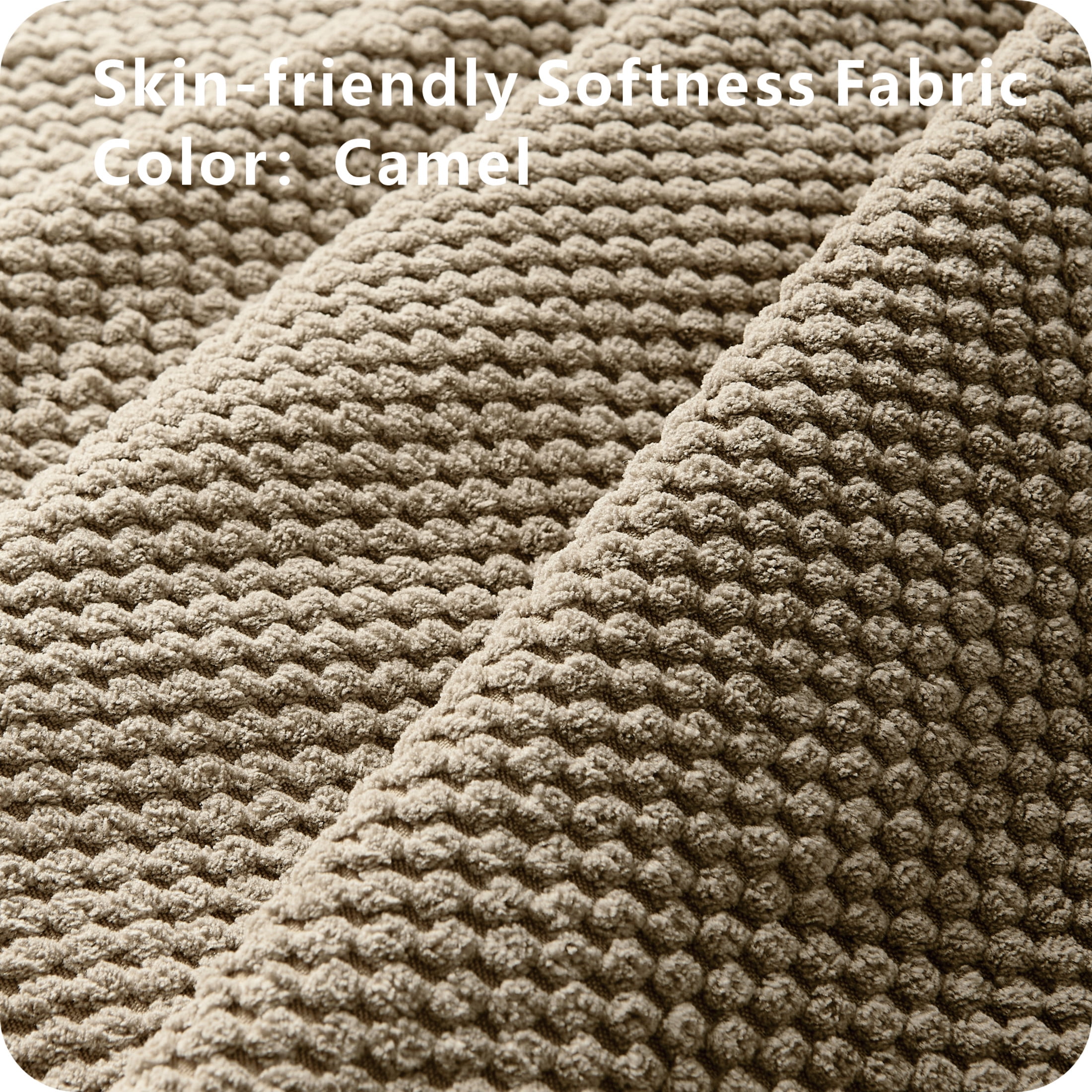 Noble House 30" Square Storage Ottoman with Tufted Top, Nailhead Trim, Camel