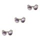 thumbnail image 1 of Gafas de sol vintage Sonducket para mujer con protección UV marco grande negro, 1 of 6