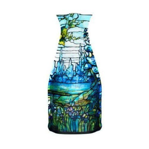 Modgy Myvaz Collapsible / Expandable Flower Vase - Tiffany Iris Landscape