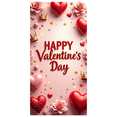 thumbnail image 1 of Valentines Day Gnomes Banner Party Backdrop Happy Valentines Background Home Decorations Indoor Outdoor Decor Photography Props, 1 of 4