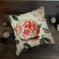thumbnail image 2 of asddcavvf And Linen Pillowcase Flower Cushion Green Flower Leaf Cushion Sofa Living Room Cushion Cover Extra Long Pillowcase Working Wheels Pillowcase Zip Pillowcase, 2 of 4