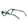 thumbnail image 3 of Women's Slim Cateye Clear Bifocal Reading Glasses - Anti-Blue Blocker Readers CR18 +1.50, 3 of 4