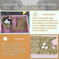 thumbnail image 4 of Hamiledyi 3Pcs Grass Mat for Rabbit Bunny Chew Toys Woven Hay Bed Mat for  Small Animal，11"x7.5", 4 of 7