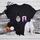 thumbnail image 5 of Blusa de manga corta de verano con estampado de Halloween vintage para mujer Pompotops hfajkhk139617, 5 of 9
