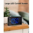 thumbnail image 5 of Projection Alarm Clock, Digital Clock With 180 Rotatable Projector, 3-level Brightness Dimmer, 5 of 5