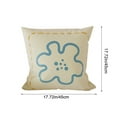 thumbnail image 3 of OAVQHLG3B Double Sided Printed Bow Pillow Bedroom Pillow Office Chair Pillow Detachable Pillowcase, 3 of 6