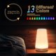 thumbnail image 2 of Viluse D, lámpara de noche, Tacti - lámpara de noche con 13 estrellas alternas, lámpara de lámpara Readargeab con control remoto de dormitorio, sal para bebés y salones, marrón claro esquí esquí Gafas de esquí, 2 of 5