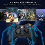Wireless Game Controller for Xbox 360/Android/PS3/PC, Gamepad with 2.4G Connection Adapter -Black