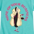 thumbnail image 3 of Disney Villains - None Of Ur Business - Toddler & Youth Girls Short Sleeve Graphic T-Shirt, 3 of 5