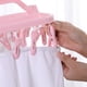 thumbnail image 4 of Yuarrent Tendedero plegable para calcetines, Clip para calcetines, pinza de ropa de plástico resistente al viento, secador de ropa Almacenamiento y organización del hogar No.1 Yuarrent HA024162-01, 4 of 6
