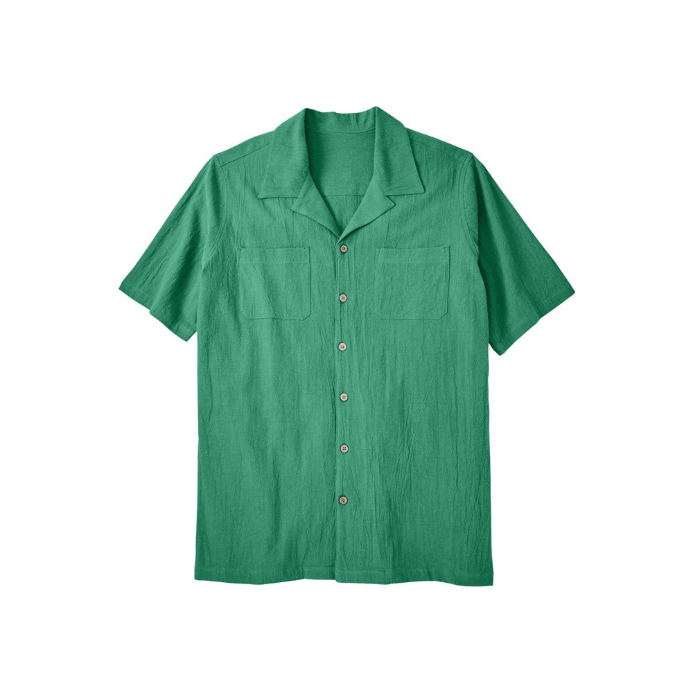 Kingsize KingSize Men's Big & Tall Gauze Camp Shirt Tall 2XL