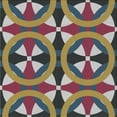 thumbnail image 1 of Ahgly Company Machine Washable Indoor Square Transitional Eggplant Purple Area Rugs, 7' Square, 1 of 7