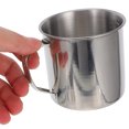 thumbnail image 4 of 2 Pcs Stainless Steel Measure Cups Metal Liquid Measuring Jug Silver, 4 of 7