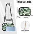 thumbnail image 4 of FORMRS Mini Crossbody Bag for Women Adjustable Rope Shoulder Casual Phone Purse, Army Green Camouflage Pattern, 4 of 7