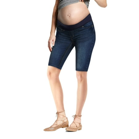 

Super Comfy Stretch Women s Skinny Maternity Bermuda