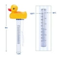 thumbnail image 3 of Swimming Pool Thermometer, Burst Resistant Duck Shaped Floating Water Thermometer With Rope, 3 of 5