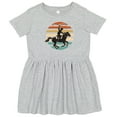 thumbnail image 3 of Inktastic Rodeo Team Roping Cowboy Girls Toddler Dress, 3 of 5