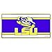 thumbnail image 3 of LSU Tigers NCAA Team Stripe License Plate, 3 of 3