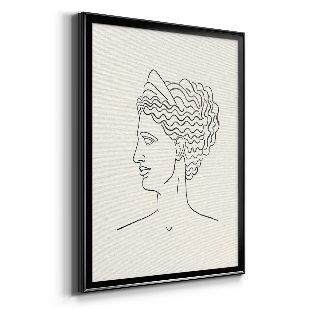 Greek Busts III Premium Framed Print - Ready to Hang