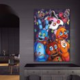 thumbnail image 2 of W2867 Lleno Diamantes Cinco Noches en La Serie Dibujos Animados Freddy Resina Diamante 50 * 70 CM (40 Colores), 2 of 9