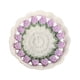 thumbnail image 4 of Posavasos de ganchillo con forma de manta de flores, listo para usar, artesanía creativa DIY Violeta, 4 of 9