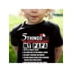 thumbnail image 1 of [Humorous Cotton Tee] Humorous Girls' 100% Cotton Comfy T-Shirt - "5 Things You Should Know About My Papa" | Loose Fit, Short Sleeve Crew Neck, Playful Letter Print, Ideal for Summer, 1 of 7