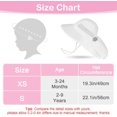 thumbnail image 5 of Kids Sun Hat UV Protection Unicorn Summer Beach Play Hats Wide Brim Neck Flap for Girls Boys, 5 of 5