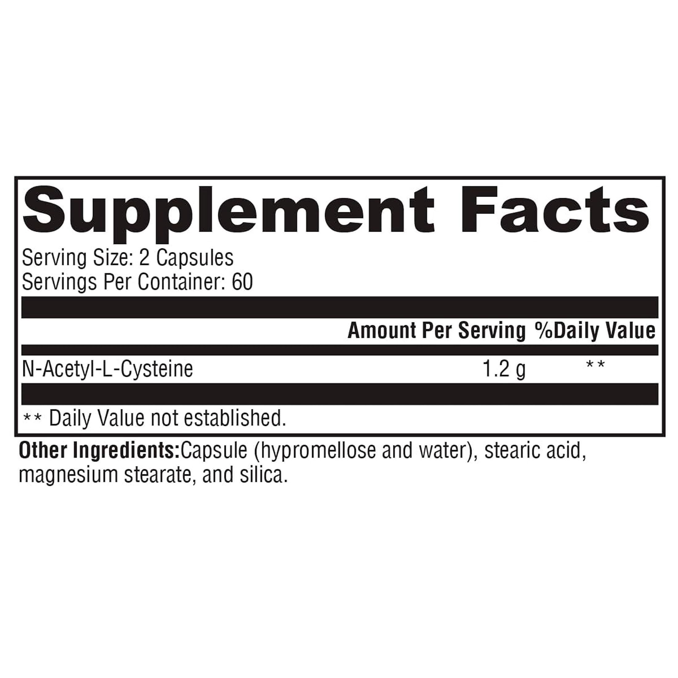 XYMOGEN NAC - 1200 mg per Serving - N-Acetyl-Cysteine Antioxidant Amino Acid - Supports Antioxidant Activity - Vegetarian, Non-GMO & Gluten Free - 120 Capsules