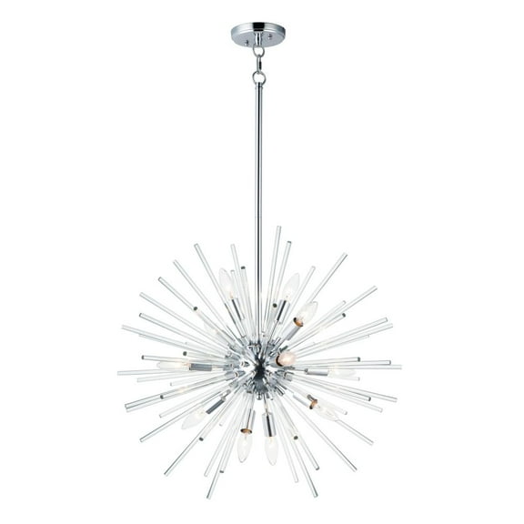 Maxim 28664CLPC Polaris 12-Light Pendant, Polished Chrome