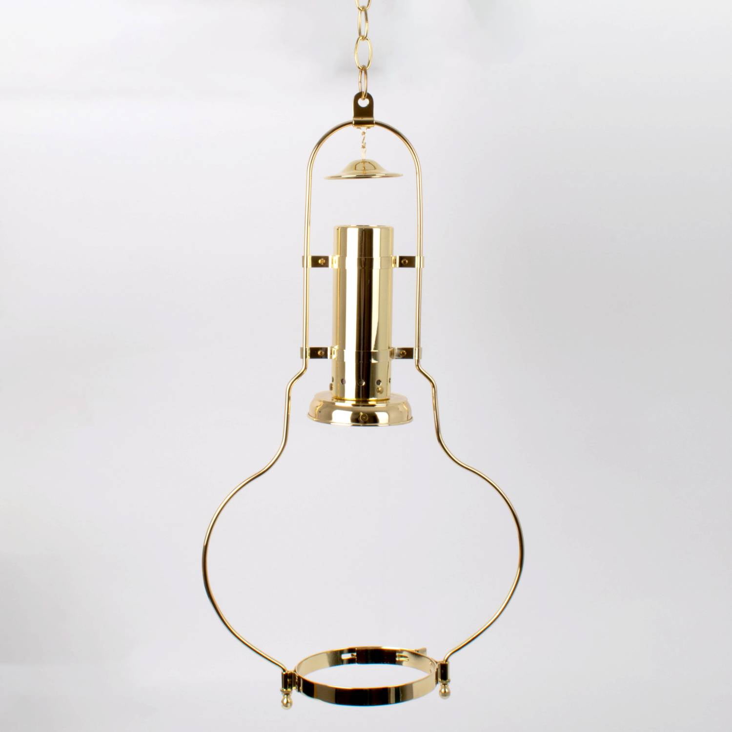 Aladdin Oil Lamp Hanging Frame, BH210 Solid Brass Deluxe Aladdin Oil Lamp Hanging Frame, BH210 Solid Brass Deluxe