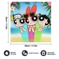 thumbnail image 2 of The Powerpuff Girls Hand Towels Ultra-Lightweight Compact Travel Towel with Hang Loop, Kitchen Hand Towels 2PCS, 2 of 8