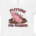 thumbnail image 4 of Inktastic Future Pig Farmer with Cute Pig Family Girls Toddler Dress, 4 of 5