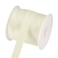 thumbnail image 1 of Cinta de sesgo de doble pliegue Uxcell para coser, 3/4 Pulgada x 25 Yardas, cinta de satén para unión, costura, dobladillo, piping, manualidades DIY, Beige Blanco, 1 of 7