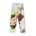 thumbnail image 5 of Xecao Vintage Bike Flower Butterfly Men's Straight Lounge Pajama Pants: The Ultimate in Comfortable Sleepwear, 5 of 9