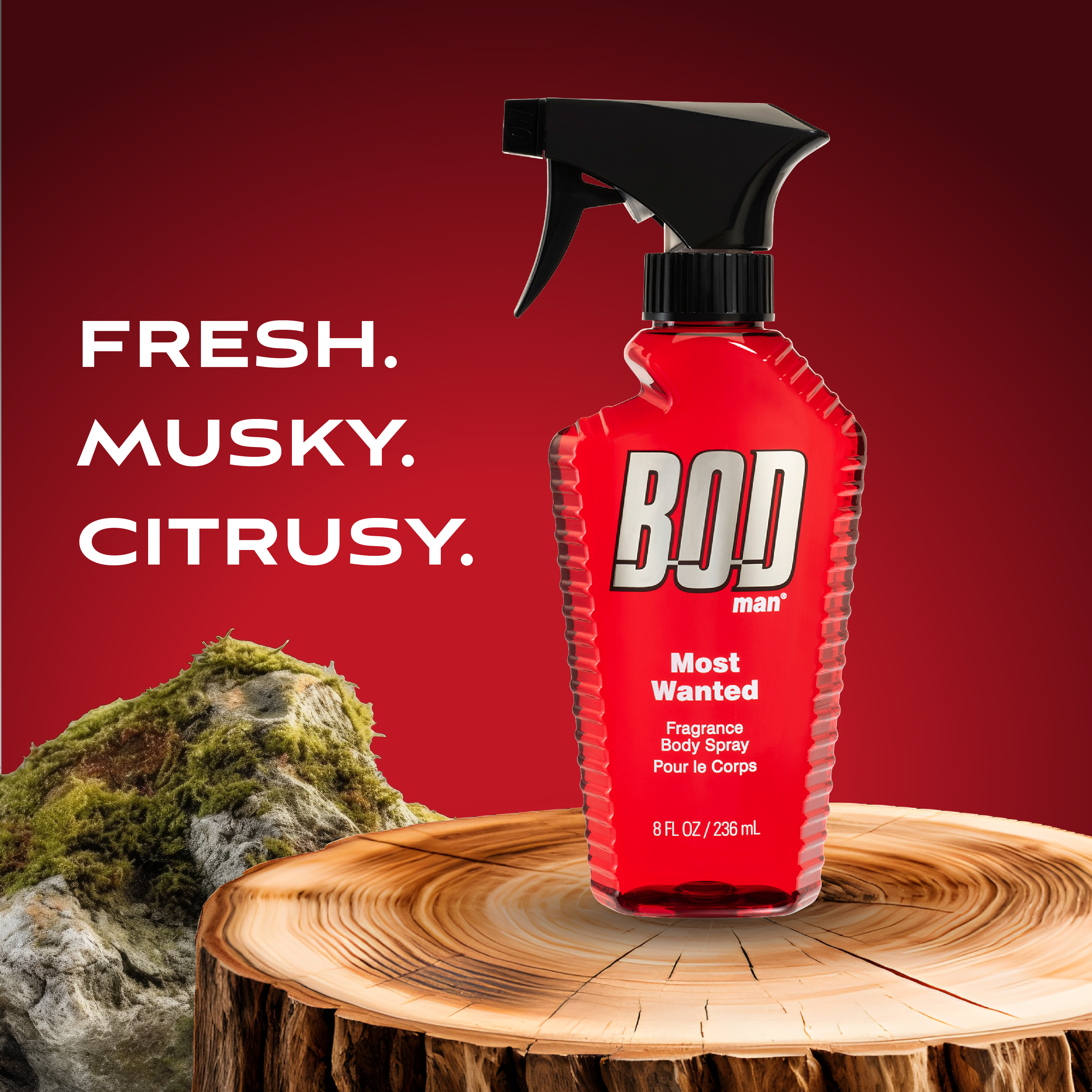 BOD Man Fragrance Body Spray, Most Wanted, 8 fl oz - image 2 of 7