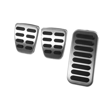 3pcs Brake Pedal Pad Gas Accelerator Pedal Cover Clutch Pedal Cover Fit for Kia Forte 2010-2012